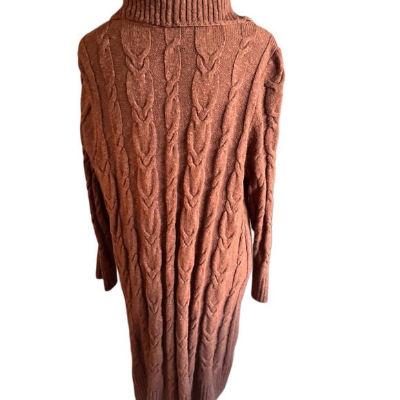 J. Jill Rust Cable Knit Cardigan - Picture 2 of 3
